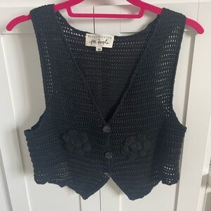 Free People Crochet Vest